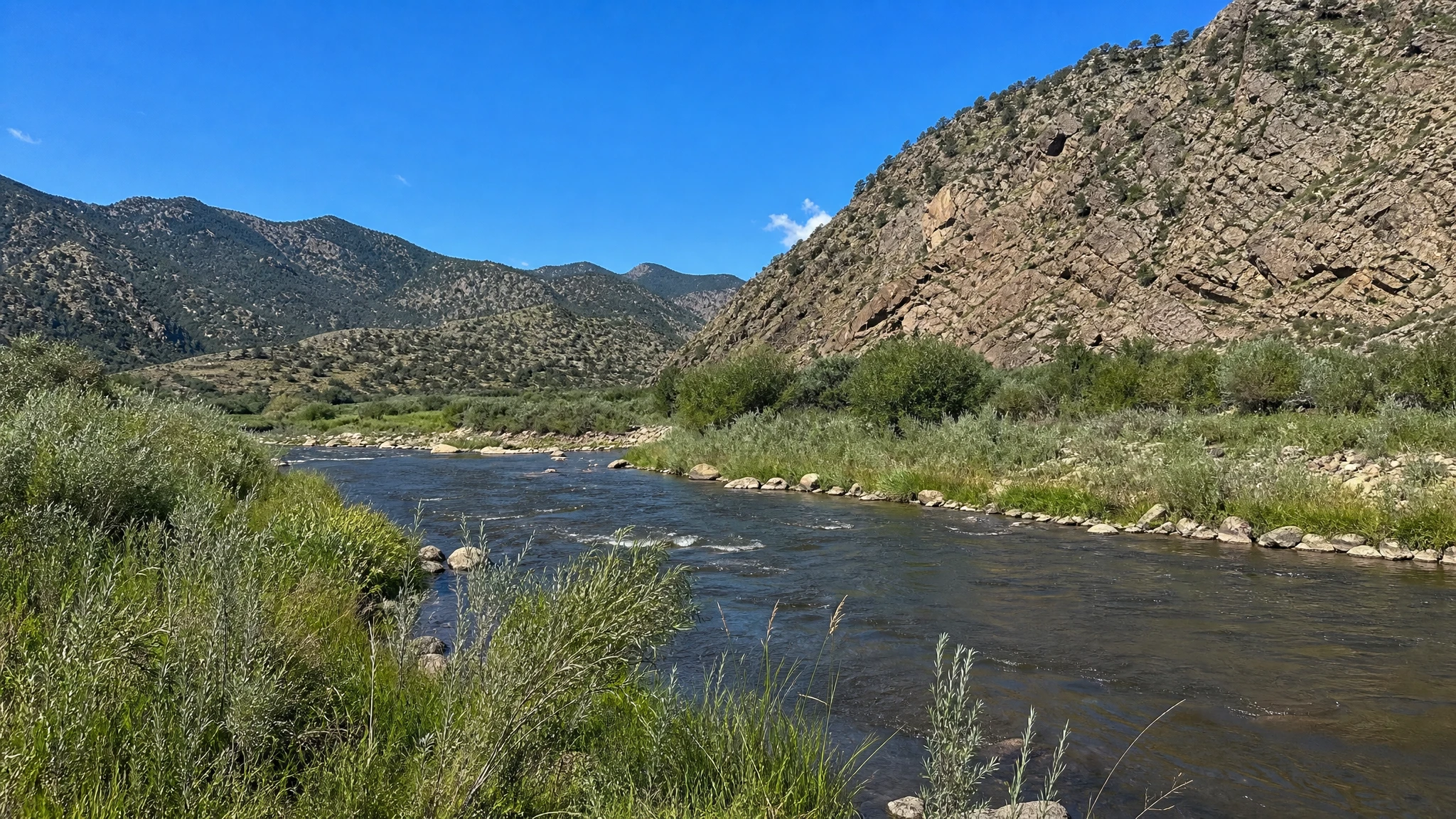 Complete Guide to Fly Fishing the Arkansas River in Colorado river view