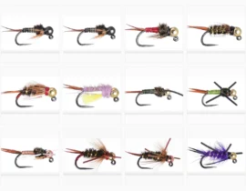 Fishing flies included in the Euro Copper & Prince Assortment