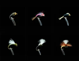 Fishing flies included in the Midge Assortment