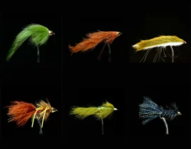 Fishing flies included in the Streamer Assortment